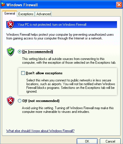 firewall and network protection